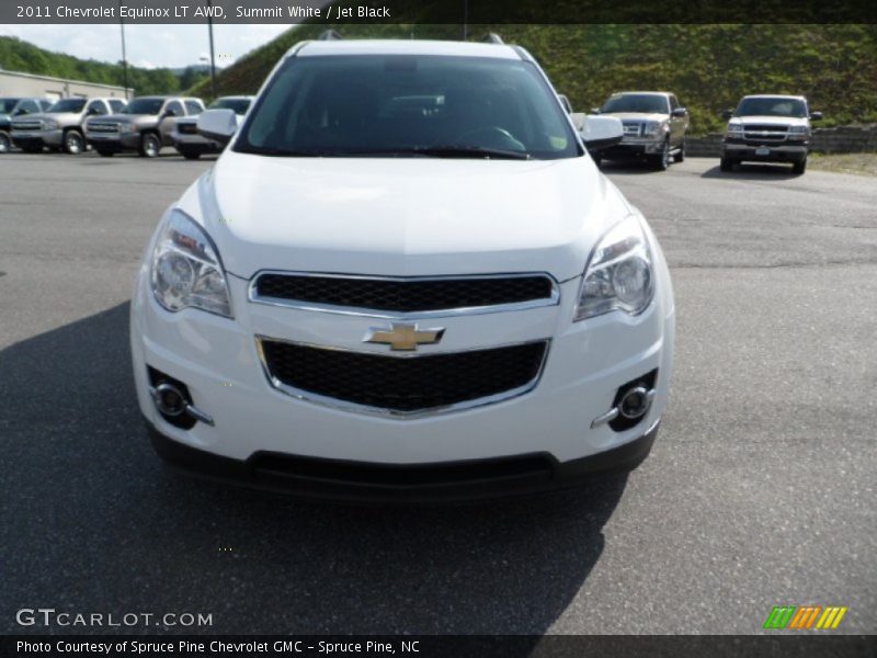 Summit White / Jet Black 2011 Chevrolet Equinox LT AWD