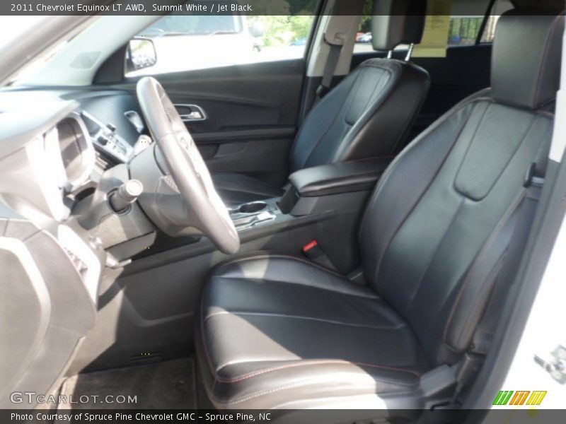 Summit White / Jet Black 2011 Chevrolet Equinox LT AWD