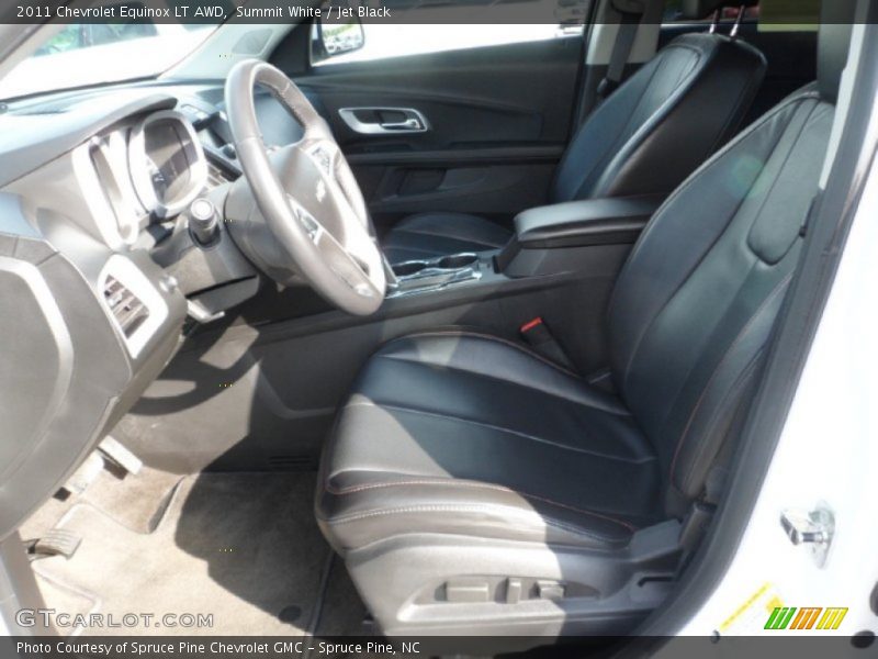 Summit White / Jet Black 2011 Chevrolet Equinox LT AWD