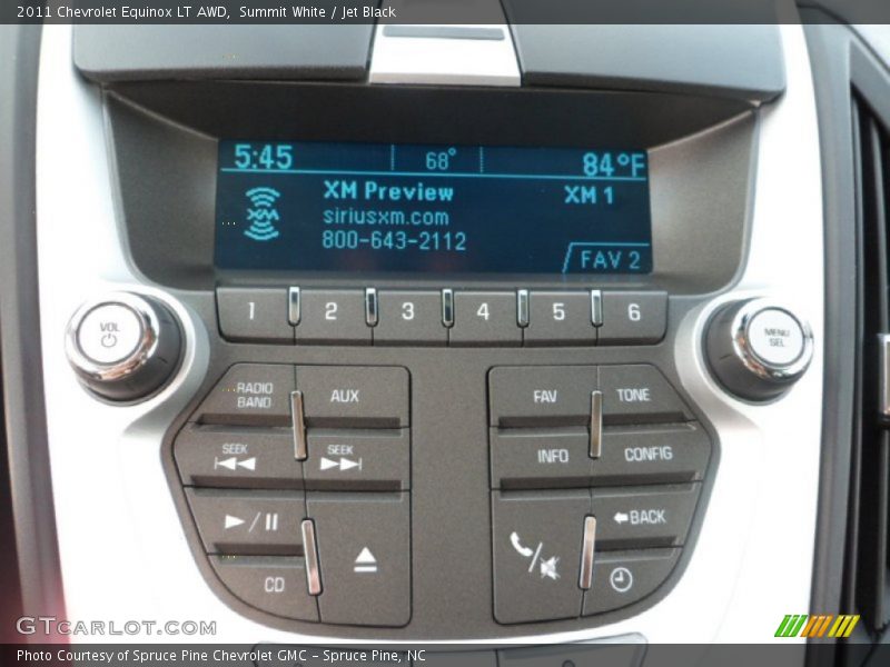 Summit White / Jet Black 2011 Chevrolet Equinox LT AWD