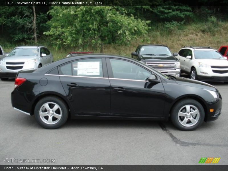 Black Granite Metallic / Jet Black 2012 Chevrolet Cruze LT