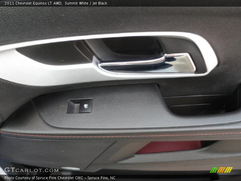 Summit White / Jet Black 2011 Chevrolet Equinox LT AWD