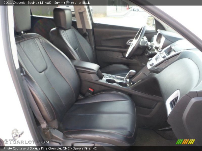 Summit White / Jet Black 2011 Chevrolet Equinox LT AWD