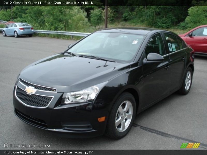 Black Granite Metallic / Jet Black 2012 Chevrolet Cruze LT