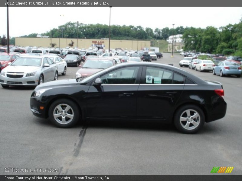 Black Granite Metallic / Jet Black 2012 Chevrolet Cruze LT