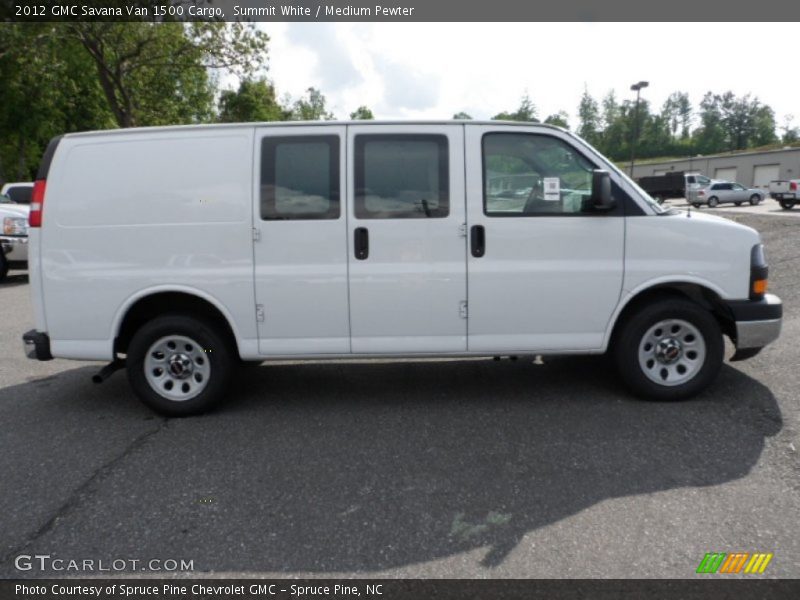 Summit White / Medium Pewter 2012 GMC Savana Van 1500 Cargo