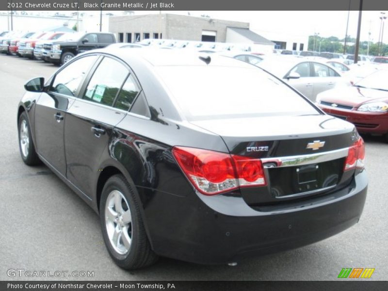 Black Granite Metallic / Jet Black 2012 Chevrolet Cruze LT