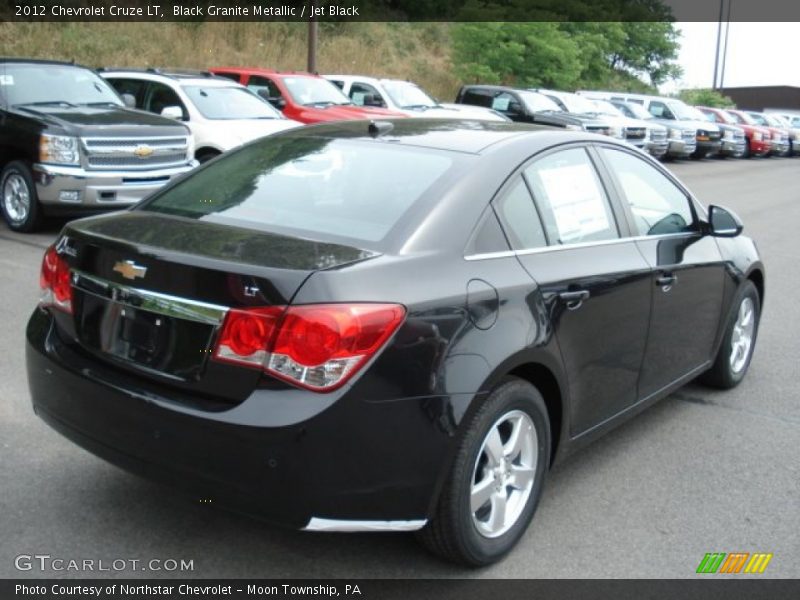 Black Granite Metallic / Jet Black 2012 Chevrolet Cruze LT