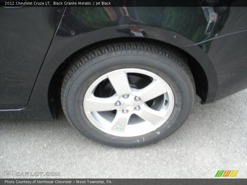 Black Granite Metallic / Jet Black 2012 Chevrolet Cruze LT