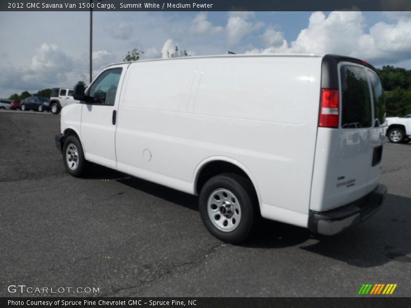 Summit White / Medium Pewter 2012 GMC Savana Van 1500 Cargo