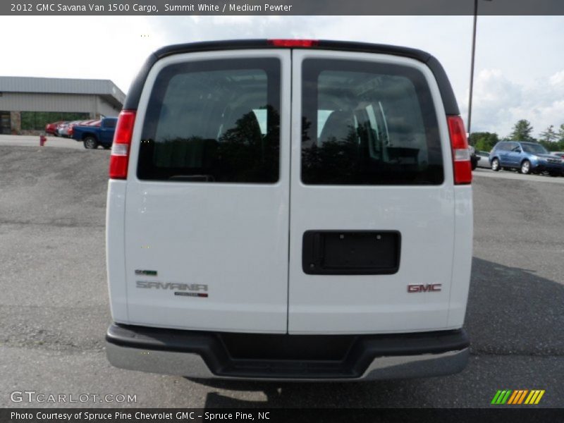 Summit White / Medium Pewter 2012 GMC Savana Van 1500 Cargo