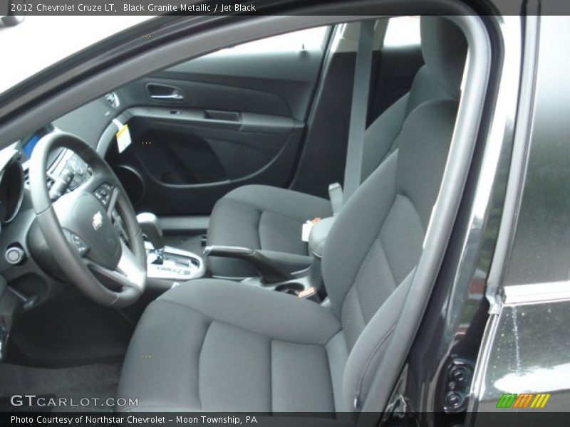 Black Granite Metallic / Jet Black 2012 Chevrolet Cruze LT