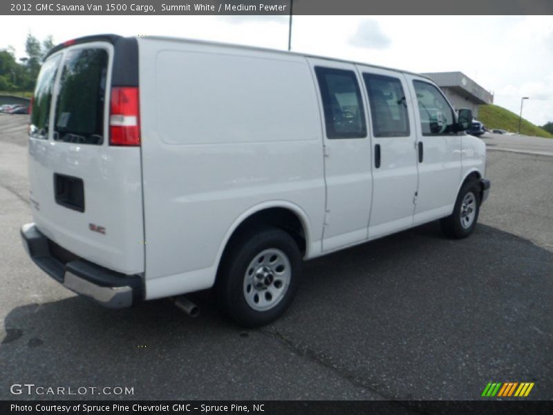Summit White / Medium Pewter 2012 GMC Savana Van 1500 Cargo