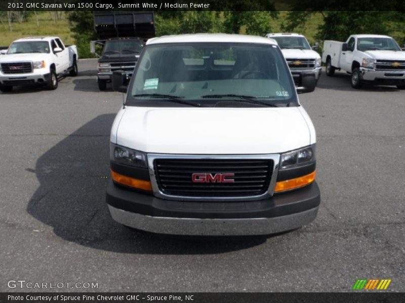 Summit White / Medium Pewter 2012 GMC Savana Van 1500 Cargo