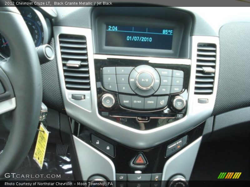 Black Granite Metallic / Jet Black 2012 Chevrolet Cruze LT