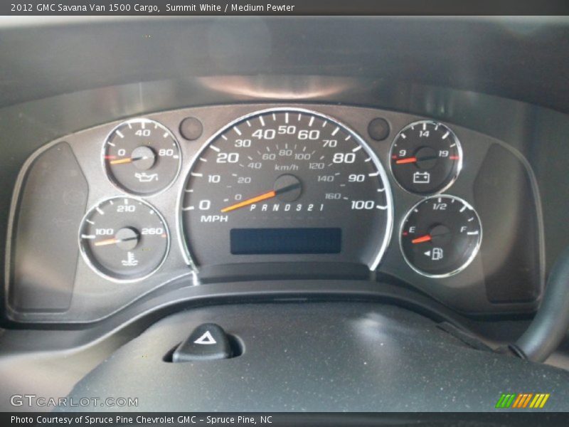  2012 Savana Van 1500 Cargo 1500 Cargo Gauges