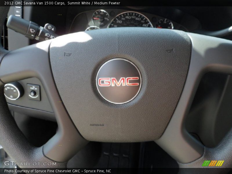 Summit White / Medium Pewter 2012 GMC Savana Van 1500 Cargo