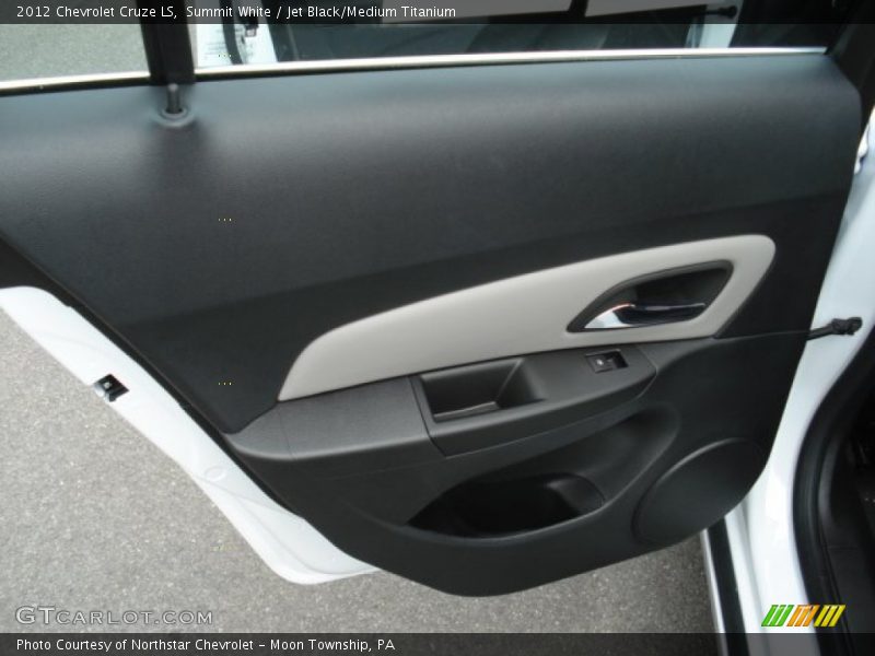 Summit White / Jet Black/Medium Titanium 2012 Chevrolet Cruze LS