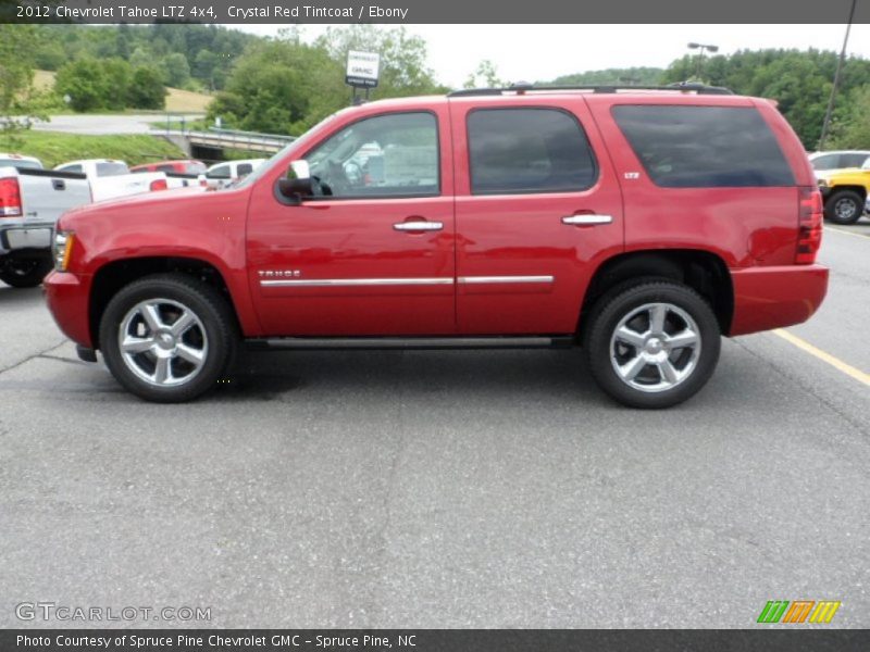Crystal Red Tintcoat / Ebony 2012 Chevrolet Tahoe LTZ 4x4
