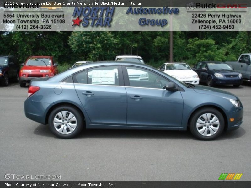 Blue Granite Metallic / Jet Black/Medium Titanium 2012 Chevrolet Cruze LS