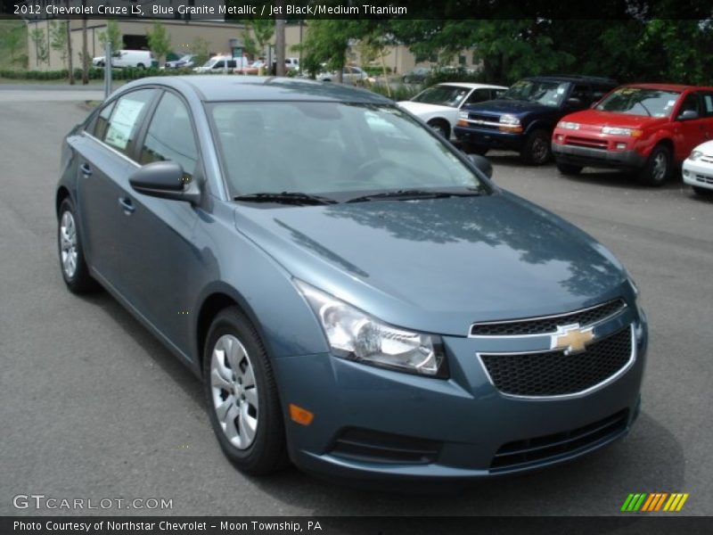 Blue Granite Metallic / Jet Black/Medium Titanium 2012 Chevrolet Cruze LS