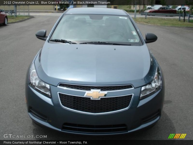 Blue Granite Metallic / Jet Black/Medium Titanium 2012 Chevrolet Cruze LS