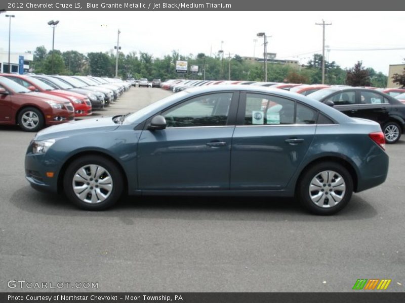 Blue Granite Metallic / Jet Black/Medium Titanium 2012 Chevrolet Cruze LS