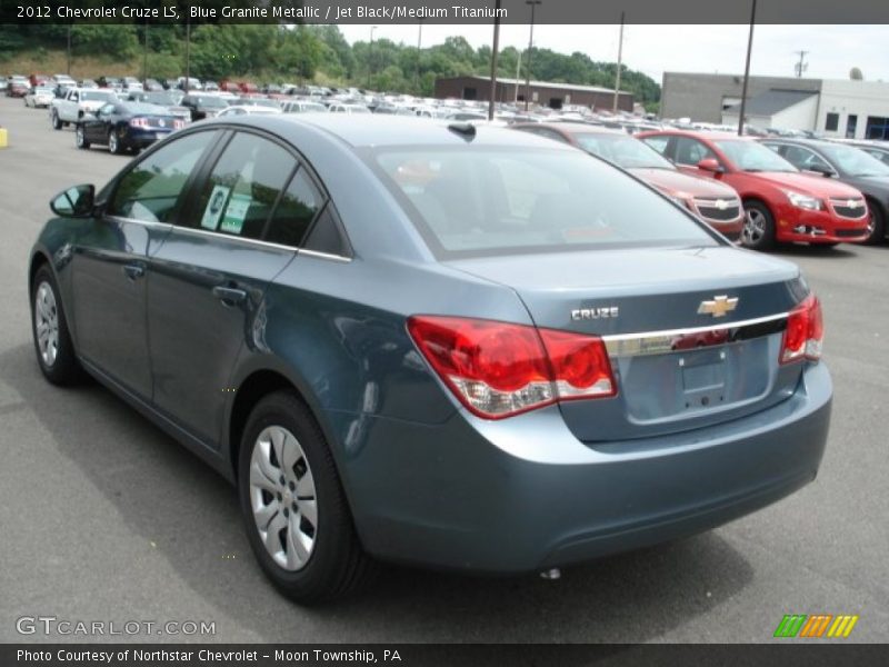 Blue Granite Metallic / Jet Black/Medium Titanium 2012 Chevrolet Cruze LS