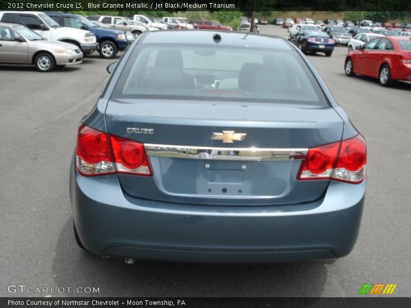 Blue Granite Metallic / Jet Black/Medium Titanium 2012 Chevrolet Cruze LS