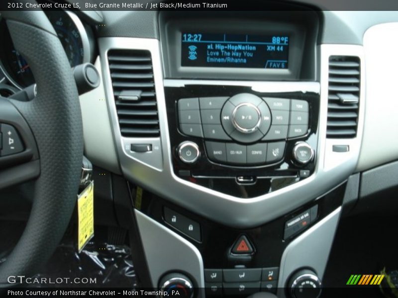 Blue Granite Metallic / Jet Black/Medium Titanium 2012 Chevrolet Cruze LS