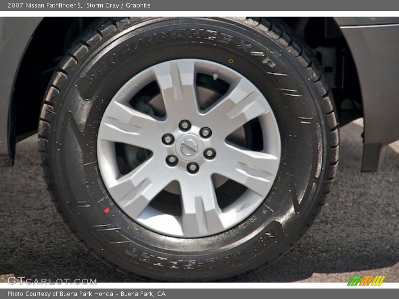 Storm Gray / Graphite 2007 Nissan Pathfinder S