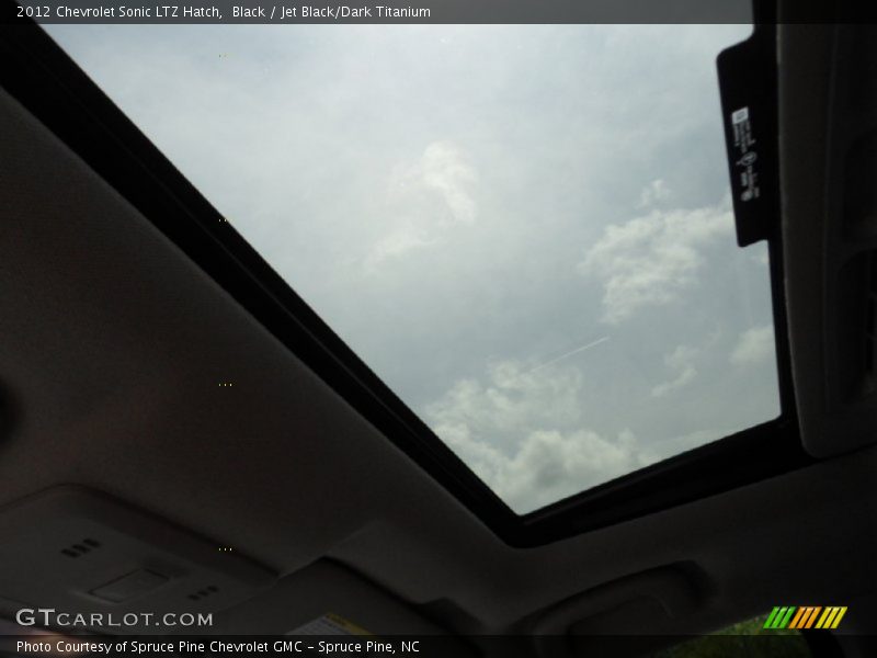 Sunroof of 2012 Sonic LTZ Hatch