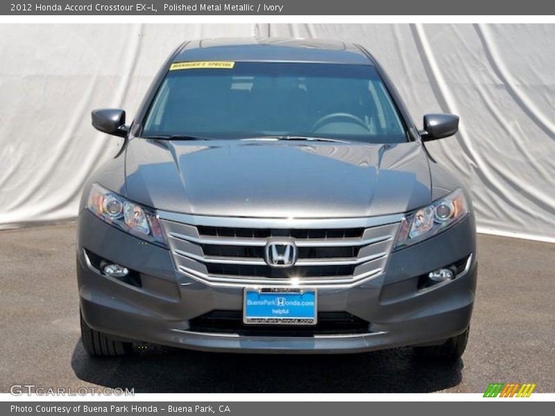 Polished Metal Metallic / Ivory 2012 Honda Accord Crosstour EX-L