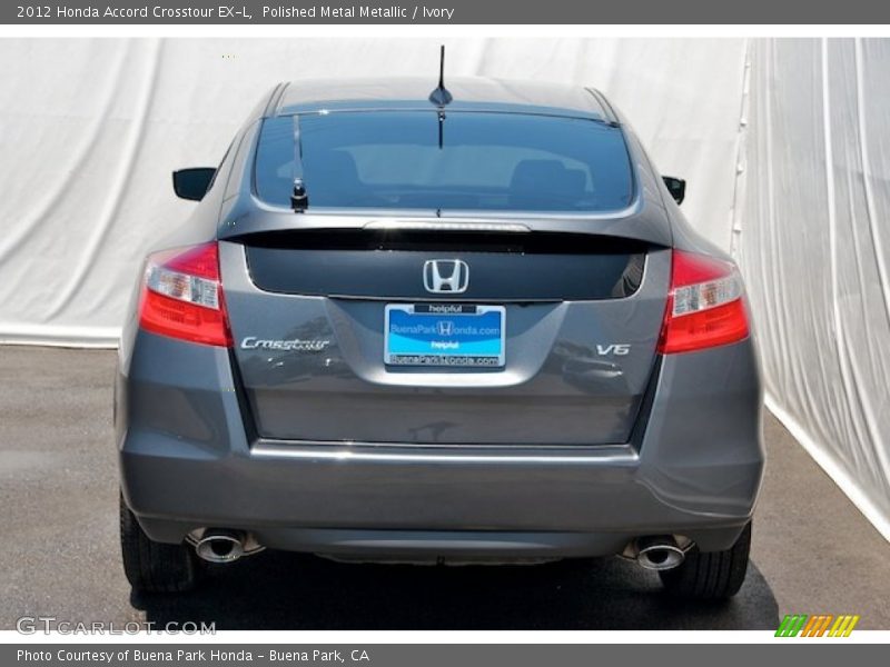 Polished Metal Metallic / Ivory 2012 Honda Accord Crosstour EX-L