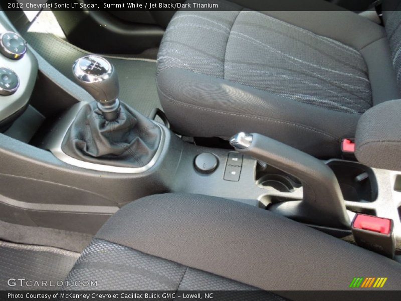 Summit White / Jet Black/Dark Titanium 2012 Chevrolet Sonic LT Sedan