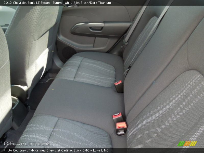 Summit White / Jet Black/Dark Titanium 2012 Chevrolet Sonic LT Sedan