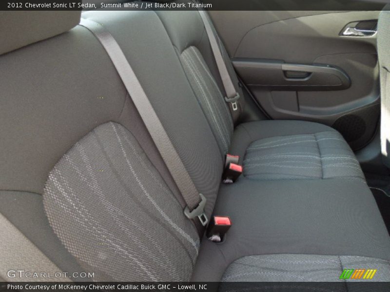 Summit White / Jet Black/Dark Titanium 2012 Chevrolet Sonic LT Sedan