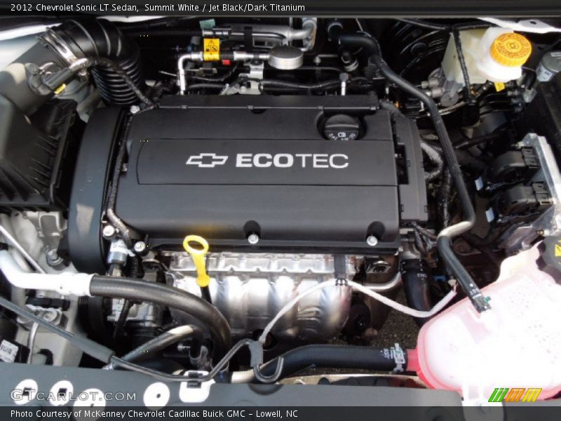  2012 Sonic LT Sedan Engine - 1.8 Liter DOHC 16-Valve VVT 4 Cylinder