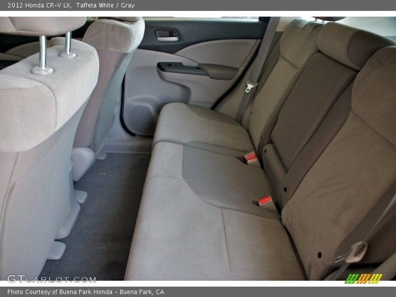 Taffeta White / Gray 2012 Honda CR-V LX