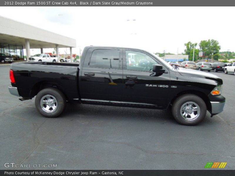 Black / Dark Slate Gray/Medium Graystone 2012 Dodge Ram 1500 ST Crew Cab 4x4