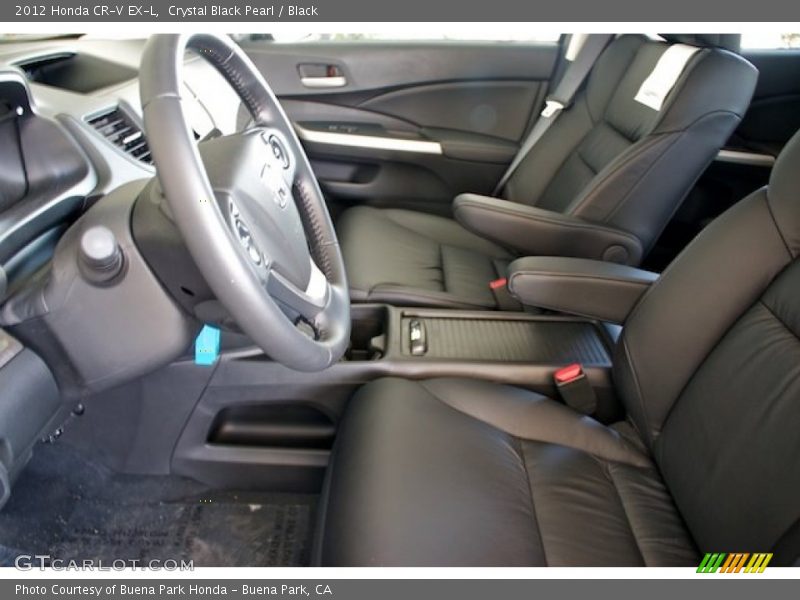 Crystal Black Pearl / Black 2012 Honda CR-V EX-L