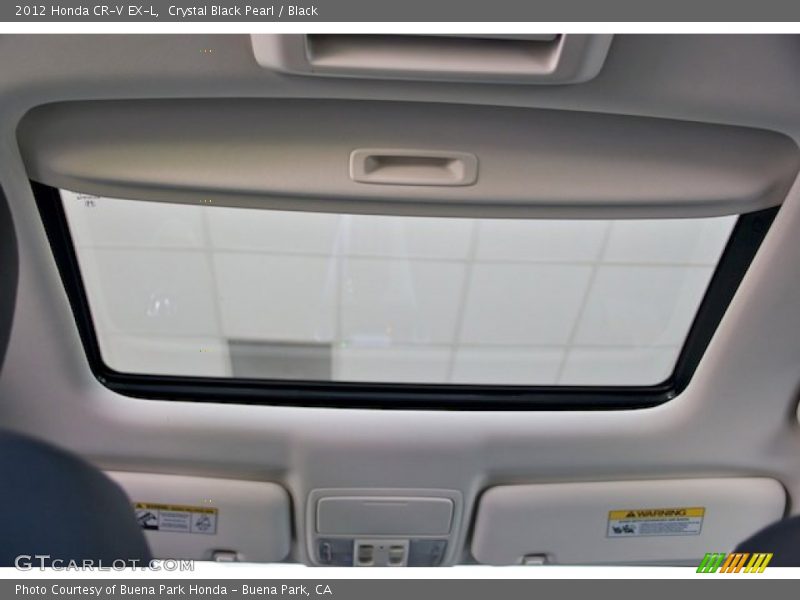 Crystal Black Pearl / Black 2012 Honda CR-V EX-L