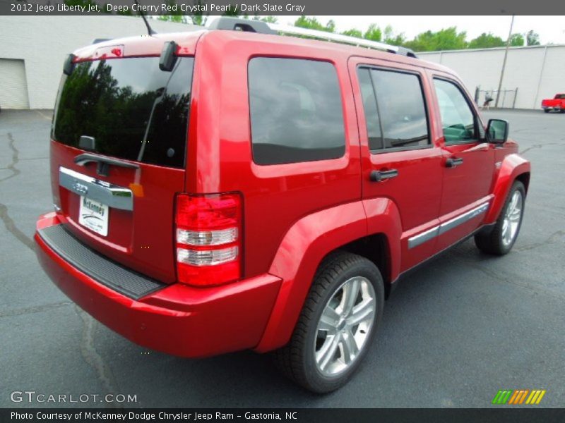 Deep Cherry Red Crystal Pearl / Dark Slate Gray 2012 Jeep Liberty Jet