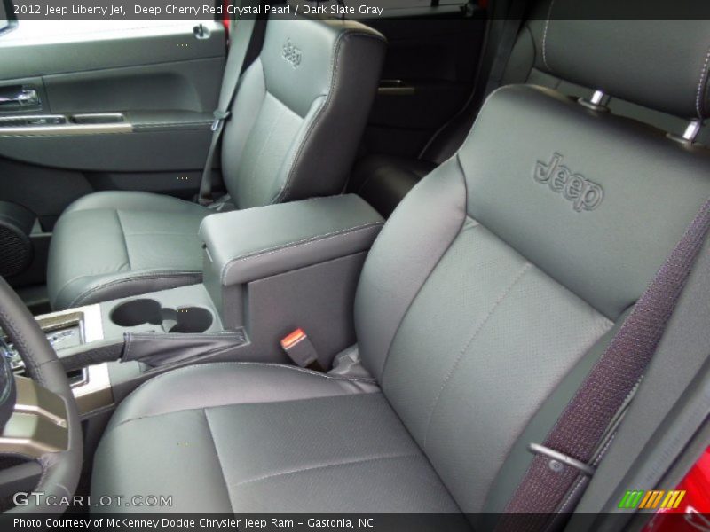 Deep Cherry Red Crystal Pearl / Dark Slate Gray 2012 Jeep Liberty Jet