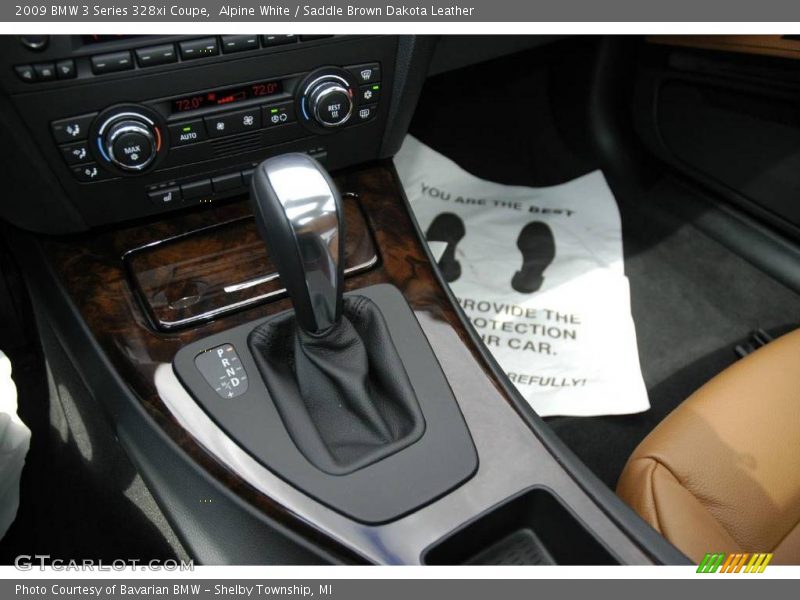 Alpine White / Saddle Brown Dakota Leather 2009 BMW 3 Series 328xi Coupe