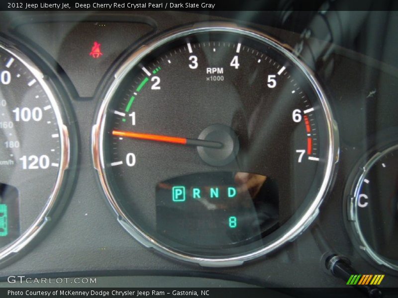 Deep Cherry Red Crystal Pearl / Dark Slate Gray 2012 Jeep Liberty Jet