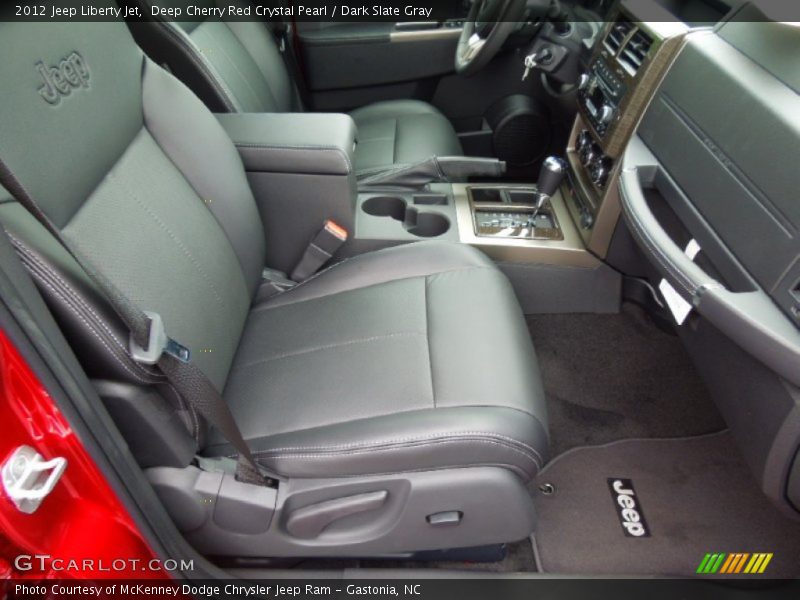 Deep Cherry Red Crystal Pearl / Dark Slate Gray 2012 Jeep Liberty Jet