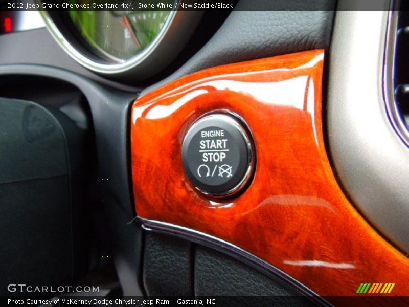 Stone White / New Saddle/Black 2012 Jeep Grand Cherokee Overland 4x4