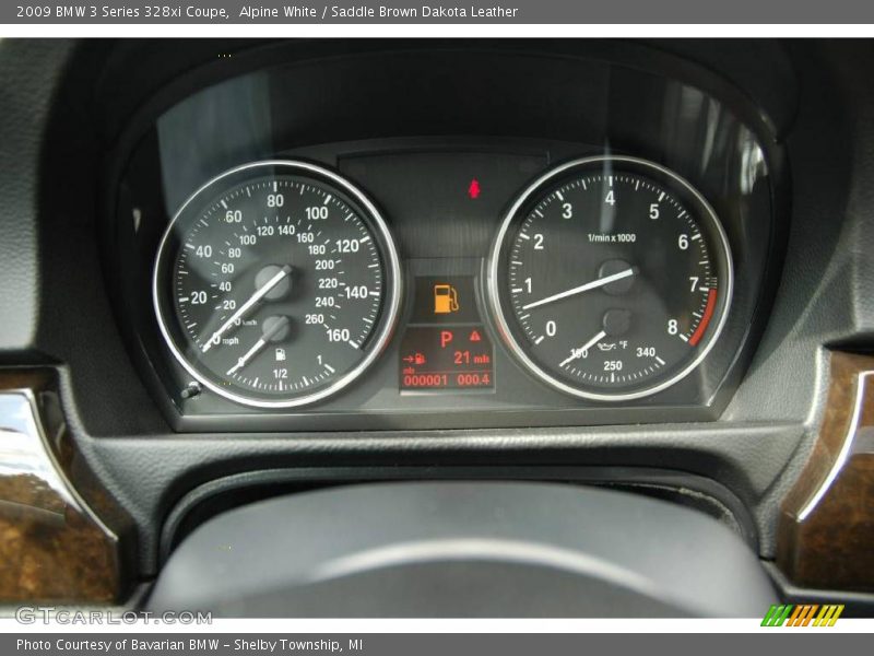 Alpine White / Saddle Brown Dakota Leather 2009 BMW 3 Series 328xi Coupe