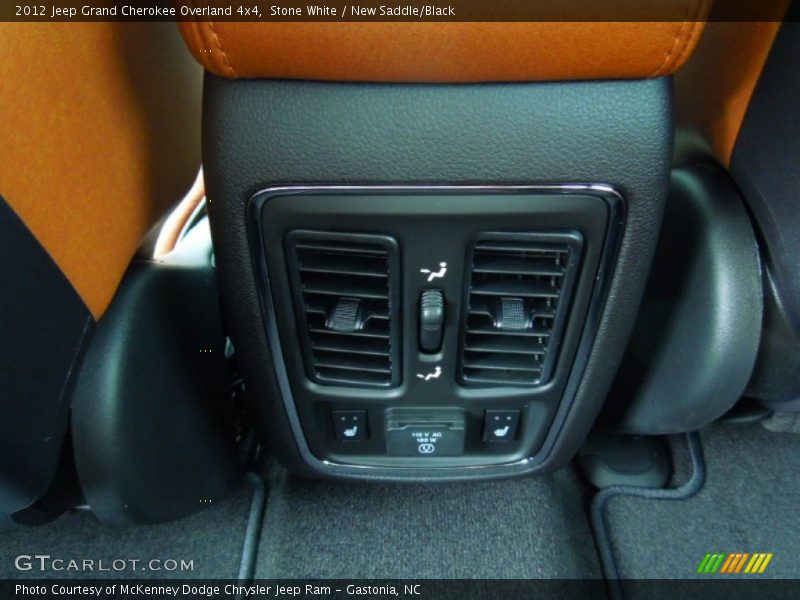 Stone White / New Saddle/Black 2012 Jeep Grand Cherokee Overland 4x4